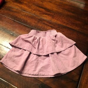 Boden 5/6 corduroy skirt (elastic band) purple